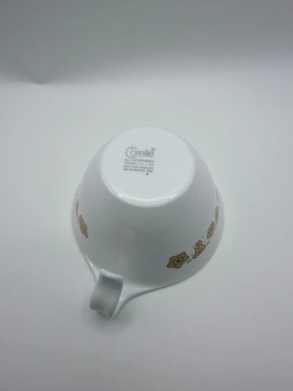 Vintage Corelle Butterfly Gold Coffee Tea Cup, 2.25